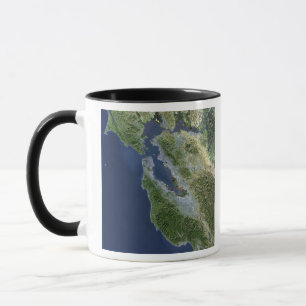 Mug Vue satellite de San Francisco, la Californie
