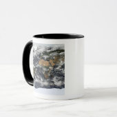 Mug Vue satellite détaillée de la Terre (Devant gauche)
