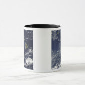 Mug Vue satellite du brouillard volcanique (Centre)