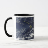 Mug Vue satellite du brouillard volcanique (Gauche)