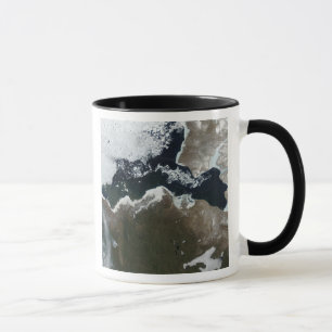 Mug Vue satellite du Canada du nord-ouest