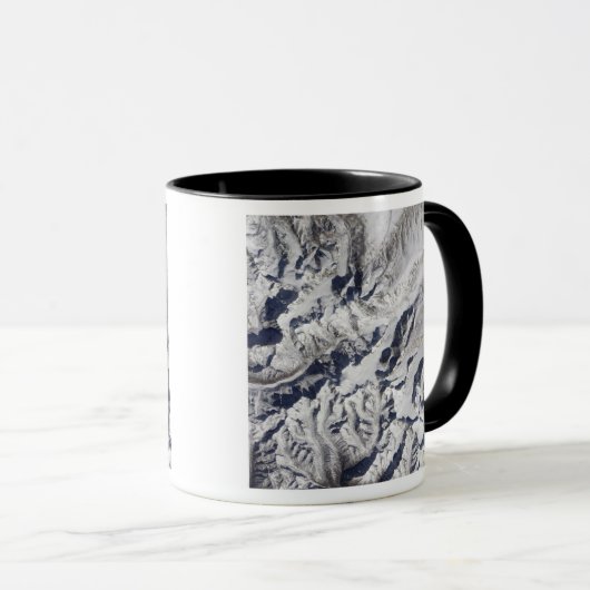 Mug Vue satellite d'un glacier himalayen (Devant droit)