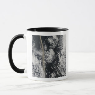 Mug Vue satellite d'un panache de cendres