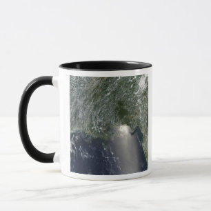 Mug Vue satellite d'une marée noire
