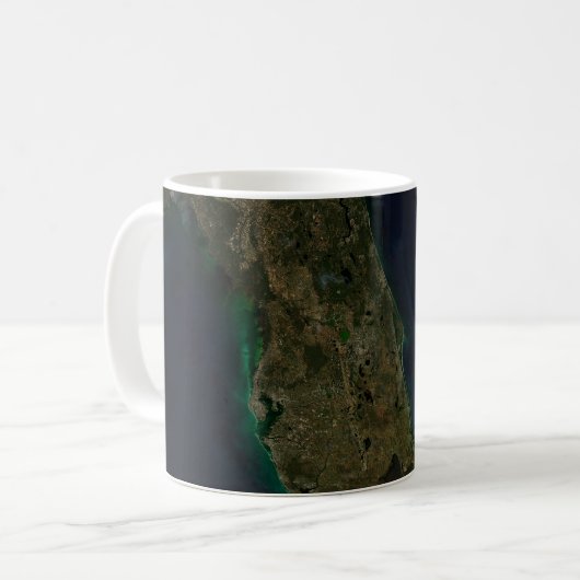 Mug Vue Satellite Sur La Floride. (Devant gauche)