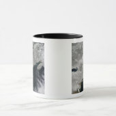 Mug Vue satellite sur la neige (Centre)