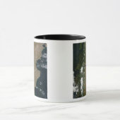 Mug Vue satellite sur la Patagonie (Centre)