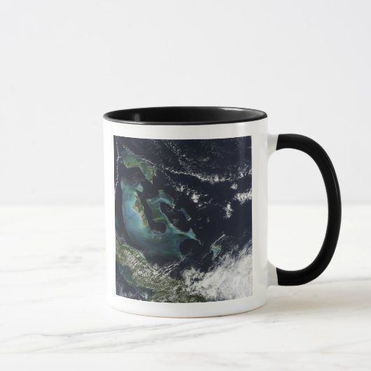 Mug Vue satellite sur les îles Bahama (Droite)