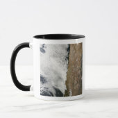 Mug Vue satellite sur les montagnes des Andes (Gauche)