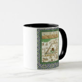 Mug Vue schématique de Mecque, montrant le Qua'bah, de (Devant droit)