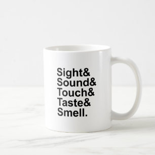 Mug Vue Son Toucher Goût Odeur Cinq Sens