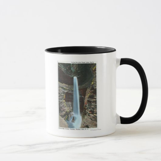 Mug Vue spectaculaire de la cascade de la caverne (Droite)