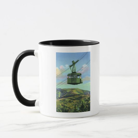 Mug Vue spectaculaire du tramway Cannon Mt (Gauche)