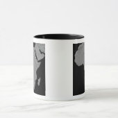 Mug Vue stéréoscopique de l'Amérique du Nord (Centre)