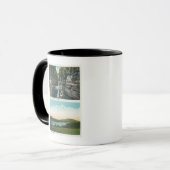 Mug Vue sur Ausable Chasm et le lac Saranac (Devant gauche)