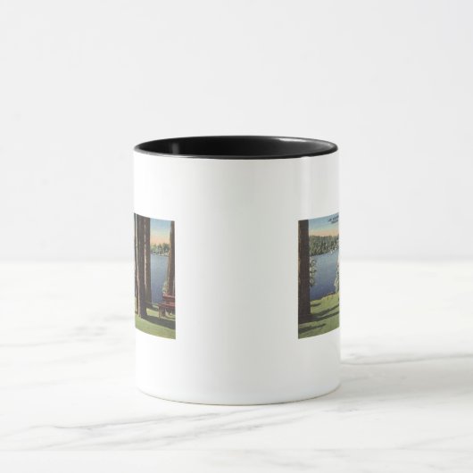 Mug Vue sur Grassy Shore & Lake (Centre)