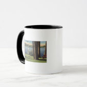 Mug Vue sur Grassy Shore & Lake (Devant gauche)