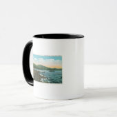 Mug Vue sur la Côte près du port de Camden (Devant gauche)