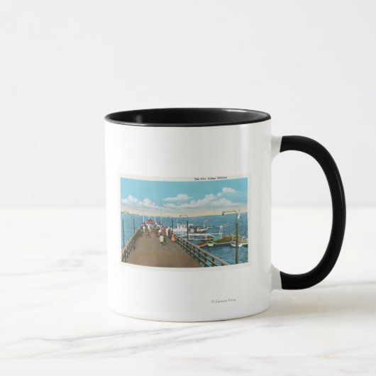 Mug Vue sur la jetée de Salem Willows (Droite)
