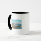Mug Vue sur la jetée de Salem Willows (Devant gauche)
