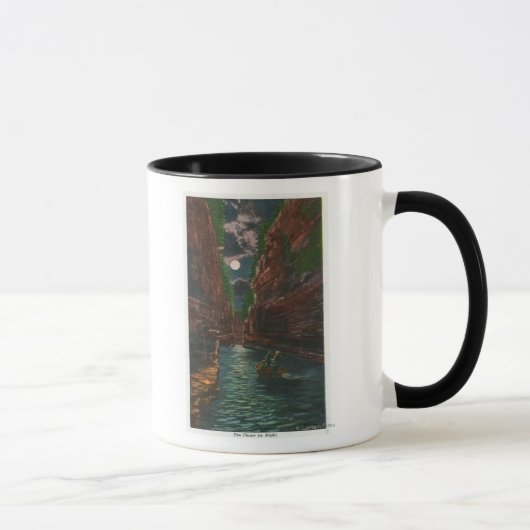 Mug Vue sur la lune de la lume (Droite)