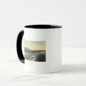 Mug Vue sur la plage et l'hôtel Redondo (Devant gauche)