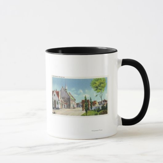 Mug Vue sur la rue du village danois (Droite)