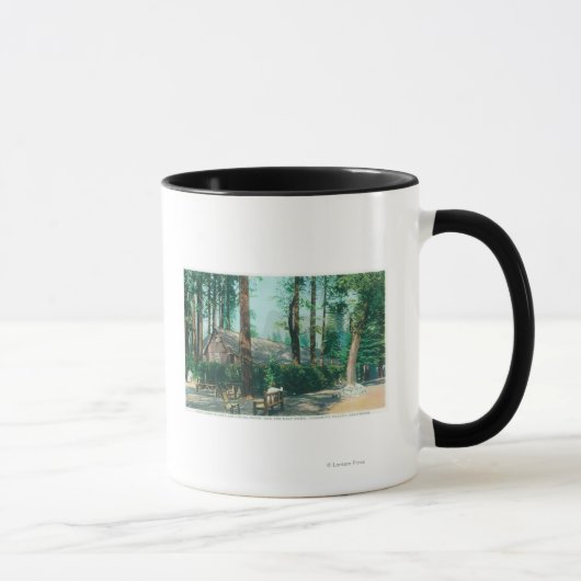 Mug Vue sur la salle à manger en plein air du Camp Cur (Droite)