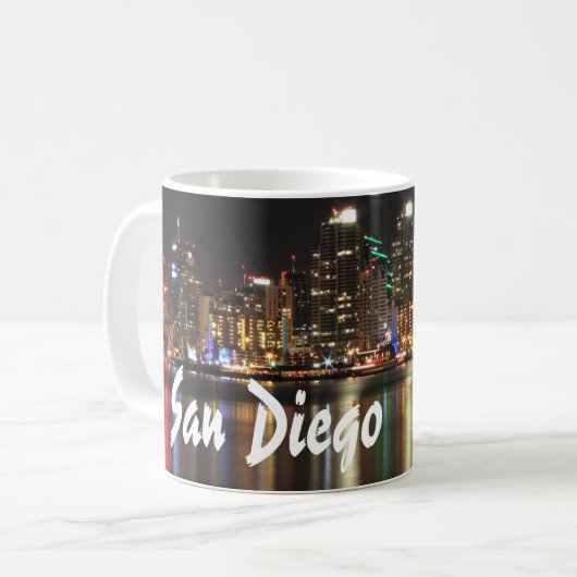 Mug Vue sur la ville de San Diego (Devant gauche)