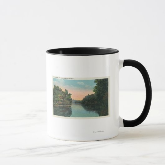 Mug Vue sur le barrage du réservoir Ashokan (Droite)