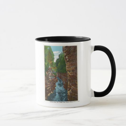 Mug Vue sur le chaos Ausable de la grotte de Hyde (Droite)