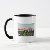 Mug Vue sur le jardin japonais de thé (Gauche)