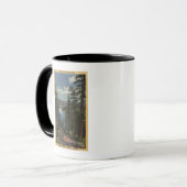 Mug Vue sur le lac à travers les pins # 2 (Devant gauche)