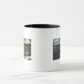 Mug Vue sur le lac, la côte bordée d'arbres (Centre)