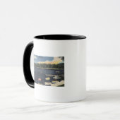 Mug Vue sur le lac, la côte bordée d'arbres (Devant gauche)