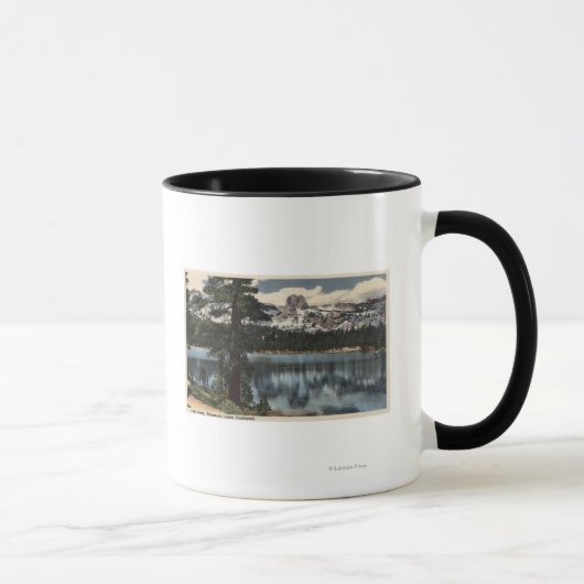 Mug Vue sur le lac Mary & High Sierra Mts. (Droite)