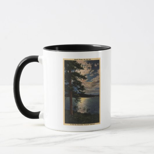 Mug Vue sur le lac sur la Lune (Gauche)