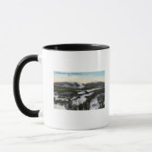 Mug Vue sur le mont Saddleback en hiver (Gauche)