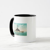 Mug Vue sur le phare de Tweldouzième Street Crib (Devant gauche)