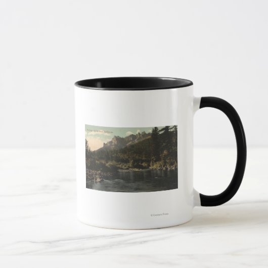 Mug Vue sur le rocher du château, les rochers du châte (Droite)