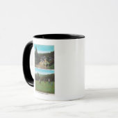 Mug Vue sur le terrain de golf, le terrain de croquet, (Devant gauche)