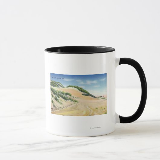Mug Vue sur les dunes de sable de Cape Cod (Droite)