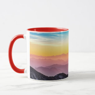 Mug vue sur les montagnes