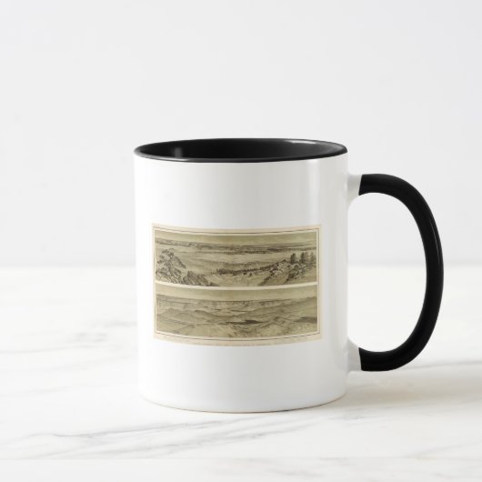 Mug Vue sur l'est et le sud du mont Trumbull (Droite)