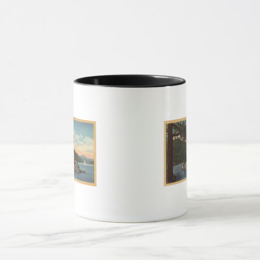 Mug Vue sur l'île au trésor (Centre)