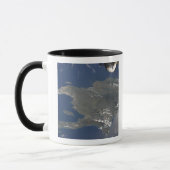 Mug Vue sur l'île caribéenne d'Hispaniola (Gauche)