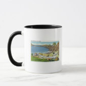 Mug Vue sur l'île de Monhegan, la plage (Gauche)