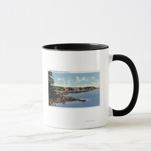 Mug Vue sur Ocean Point, Maisons en bord de mer (Droite)