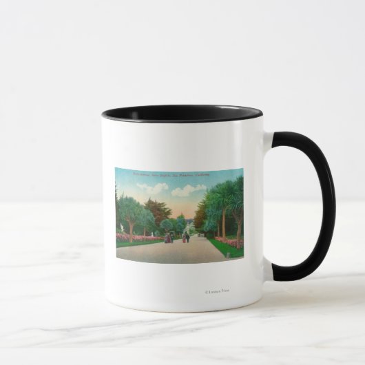 Mug Vue sur Palm Avenue à Sutro Heights (Droite)
