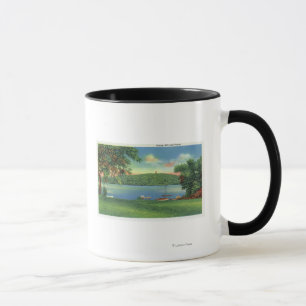 Mug Vue sur Scargo Hill et la tour